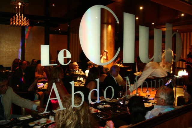 Opening of le club Abdo Mounzer
